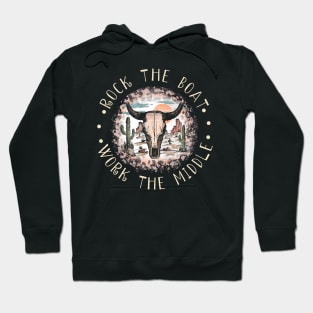 Rock The Boat. Work The Middle Cactus Leopard Bull Hoodie